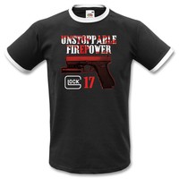 Glock 17 T-Shirt Schwarz/Weiß