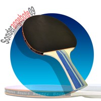 BOUNCE qualitäts Tischtennisschläger mit Schwammunterlage Tischtennis Ping Pong 