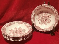 Crown Ducal ENGLAND Bristol rot - Dessertschale / Salatschale / Müslischale