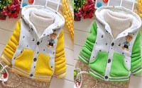 Toddler Baby Boys Outerwear Hoodie Coat Jacket Kids Winter Clothes Little Bear