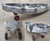 50 kg Tragkraft Abnehmbare Kayak Trolley Zweirädrige Kajakhalter Wagen E5G3