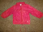 London Fog Kids Youth Zip Up Jacket Coat Hoodie Hood Pink Size Medium (5-6)