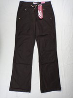 00659 Damen Hose Stoff QS by S.Oliver Mona W32 in cm L34 braun 0189