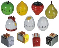 Eieruhr Kurzzeitwecker Ei Huhn Dotter Zitrone Birne Apfel Erdbeere Toaster