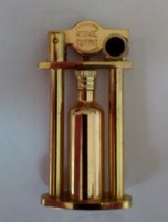 ATOMIC TIFFANY Liftarm-Gasfeuerzeug, Metall Messing, sehr klein