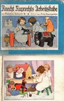 Knecht Ruprechts Arbeitsstube Fritz Baumgarten 1924 Verse Bilderbuch Selten
