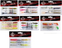 Quantum Kunstköder Zielfischset Texas Carolina Rig Drop Shot Hecht Zander Barsch