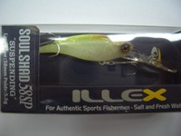 Illex Wobbler Soul Shad 58SP, 58mm, 5,5g, Chart Back Glitter, neu