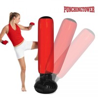 PUNCHING TOWER FREISTEHENDER BOXSACK MOBIL ANTI STRESS STÄNDER BOXING