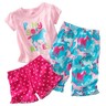 Carters Girls Pajamas Size 18 months PONY RIDES Sleep Set 3 Piece Pink New