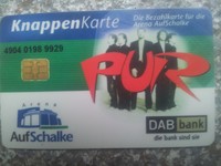 FC Schalke 04 S04 Knappenkarte PUR