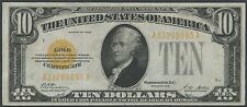 Fr2400 $10 Gold Note 1928 Series Woods / Mellon - Au - Bs1438