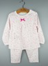 ALLOVER STARS PRINTED BABY GIRL LONG SLEEVES TOP & PANTS SLEEPWEAR PAJAMAS SET