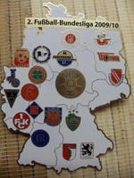 Pin 09/10 Union St.Pauli Fürth Hansa 1860 MSV F95 Augsburg Spvgg. Greuth Aachen