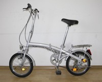 Klapprad, Faltrad 16" Top Pedo, 6-Gang, silbern