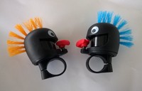 Kinder Fahrradklingel Irokese Punk Punker Fahrradglocke Klingel Ding Ding NEU