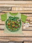 NWT $34 Nickelodeon Boys Ninja Turtle Green Stripe Shirt Sz 2T Pajama Top Play 