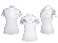 Fair Play Turniershirt Turnierbluse Showshirt Cecile, weiss, versch. Größen NEU