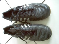 Adidas  Fussball-Hallenschuhe - schwarz - Gr. 38