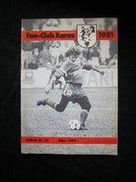 Fanzine / Bulletin  ULTRAS - HOOLS    FAN CLUB AARAU (Schweiz) März 1990 ! TOP