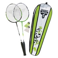 Talbot Torro Badmintonset 2-Attacker Set Schläger Federball Tasche Badminton NE