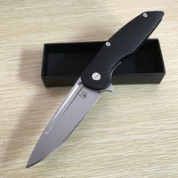 Shirogorov Black G10 Handle Klappmesser Folding Blade Pocket Knife Taschenmesser