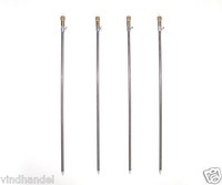 4x  Bank Stick Erdspieß Erdspeer Rutenauflage Rutenhalter 45-75cm 8200010