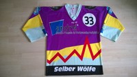⚠ SELBER WÖLFE EISHOCKEY TRIKOT SAISON 1998/99 #33 STEFAN WEGMANN