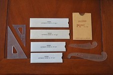 New listing
Lot Of 9 Vintage Drafting Architect Engineering Lettering Guide Wrico Tools
