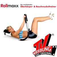 ROLL MAXX BAUCHMUSKELTRAINER | BAUCHTRAINER FITNESSGERÄT | OBERKÖRPER TRAINING