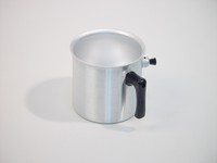 SIMMERTOPF WASSER BAD KOCHER WASSERKOCHER  WASSERBADKOCHER 2 LITER ALU NEU