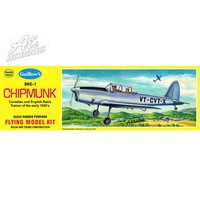 Guillows DeHavilland DHC-1 Chipmunk 903 Balsa Aircraft 18 1/8" Flying Model Kit