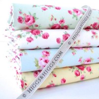 Rosalind Rose-100% Baumwoll Gewebe/Kleinen Blumen Rosen Shabby Vintage Trends