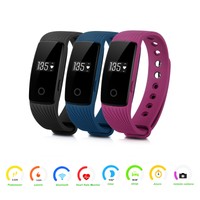 Diggro ID107 Heart Rate Smart Bracelet Call/SMS Reminder Sedentary Sleep Monitor