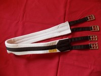 Kavalkade Softex Sattelgurt Frottee 125 cm braun weiß