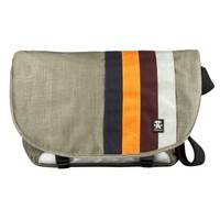 CRUMPLER DINKY DI MESSENGER M dusty khaki / p. orange Neu 15 " tasche messenger