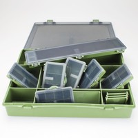 I-System Tackle Box Set L 7+1 Carp Rigboard Kleinteile Sortiment Bag Angelkoffer