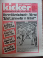 KICKER 21 - 10.3. 1983 Pokal VF Fortuna Köln-Gladbach 2:1 HSV-Düsseldorf 2:0