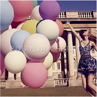 2/5X Latex Helium Raumdeko Riesenballon Luftballons Hochzeit Geburtstag Deko