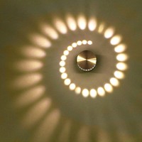 NEU 3W LED Leuchte Flurlampe Warmweiß Wandleuchte Deckenleuchte Effekt Wandlampe