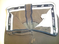 Pikeur Reithose Volllederbesatz in Braun / Größe 38