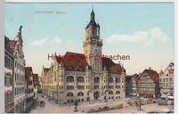 (62250) AK Stuttgart, Rathaus, vor 1920