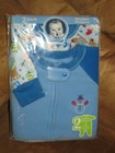Infant Toddler Boys Gerber 2 Blanket Sleepers Pajamas Winter scene 6 Months NIP