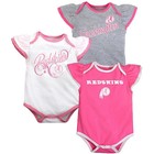 Washington Redskins Infant 3-Piece Pink Creeper Set