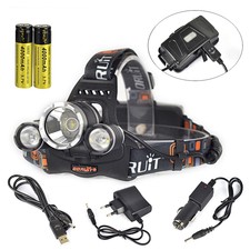 13000Lm 3xXM-L2 LED Rechargeable Headlamp HeadLight Torch USB Lamp+18650+Charger