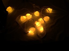 Vtg Seals  Patio Party RV Camper Indoor Outdoor String Light Set-NICE!