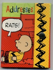 Hallmark Peanuts Charlie Brown Address Book-Rats-Unused