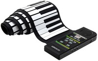 B-WARE 88-TASTEN ROLLPIANO KINDER KEYBOARD ROLLUP E-PIANO MIDI NETZTEIL BATTERIE
