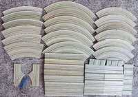 Faller AMS  Schienen  -- 36 Stück Konvolut mit Abzweigung 4537  !