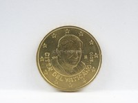 *** 50 Cent VATIKAN 2010 Benedikt XVI Kursmünze Vaticano Münze Euro Coin KMS ***